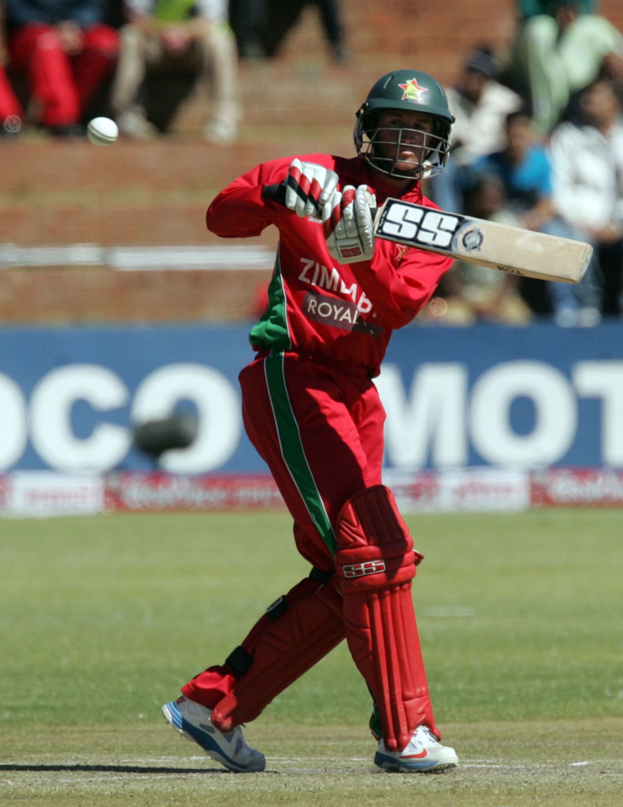 Sean Williams put up the only resistance for Zimbabwe with a half-century, Zimbabwe v India, 5th ODI, Bulawayo, August 3, 2013