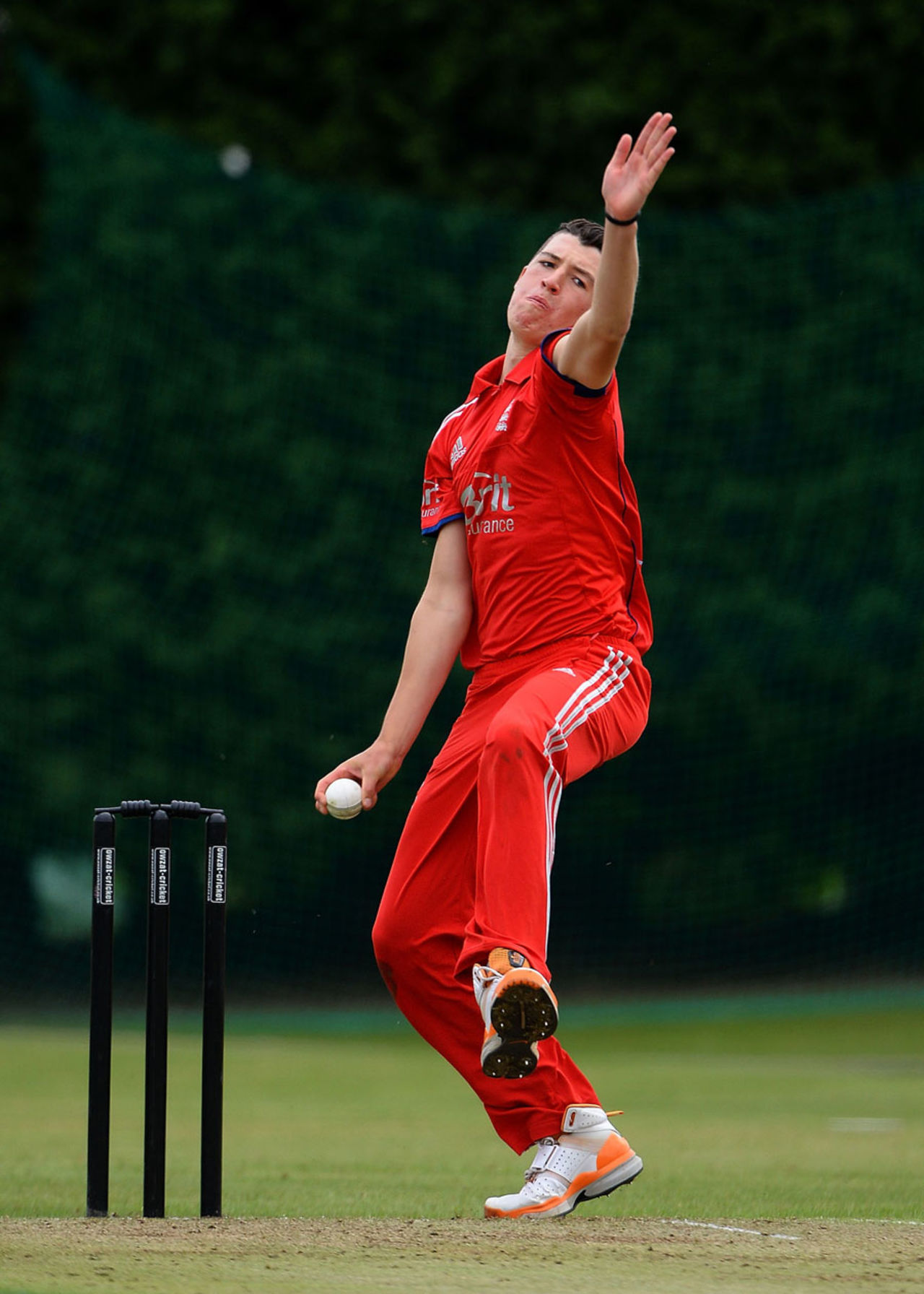 Matthew Fisher took 1 for 42, England Under-19s v Pakistan Under-19s, Under-19s Tri-Nation Tournament, Sleaford, August, 6, 2013