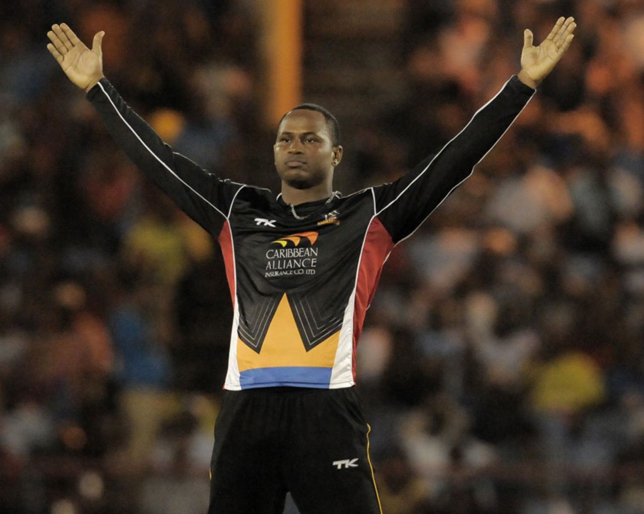 Marlon Samuels turned in a Man-of-the-Match performance, St Lucia Zouks v Antigua Hawksbills, Caribbean Premier League, Gros Islet, August 6, 2013 