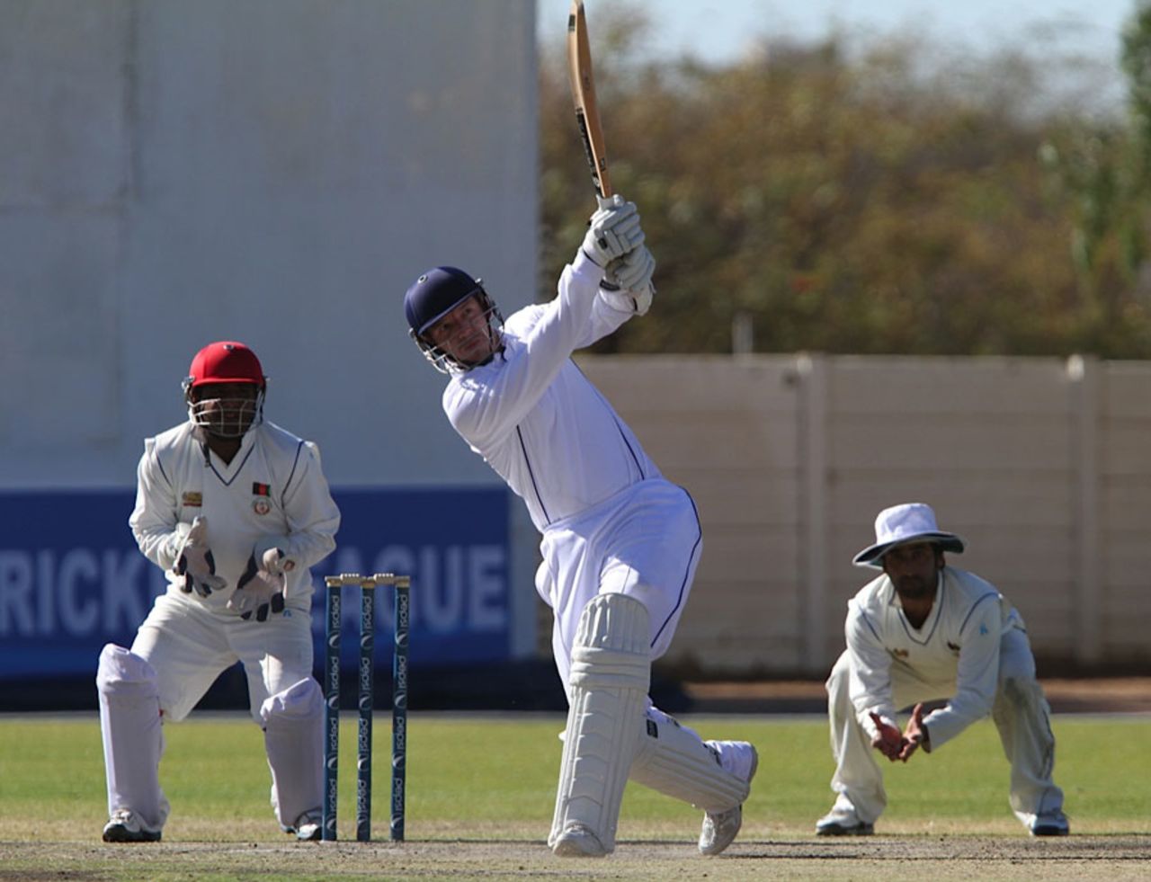 Sarel Burger top scored for Namibia with 44, Namibia v Afghanistan, ICC Intercontinental Cup, 3rd day, Windhoek, August 6, 2013