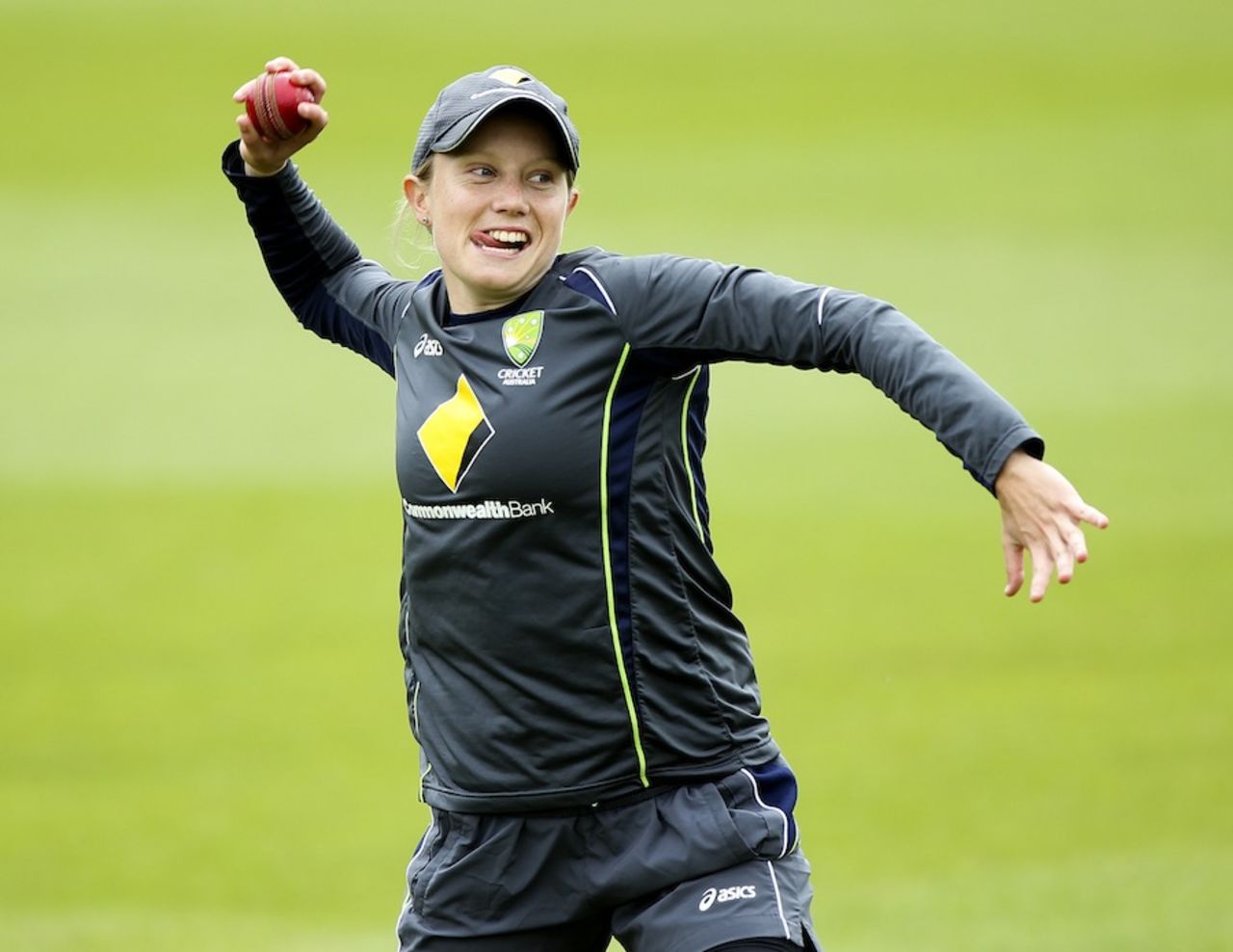 Alyssa Healy in action during a training session, Australia Women tour of England, Wormsley, August 9, 2013