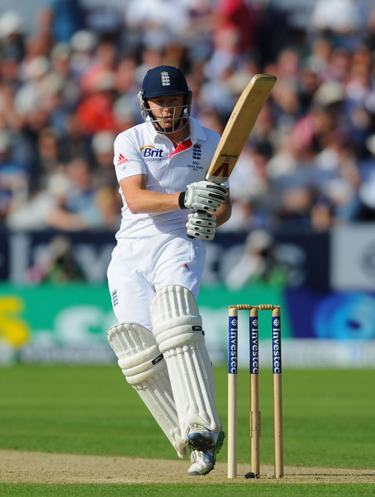 Jonny Bairstow faced 77 balls for his 14, England v Australia, 4th Investec Ashes Test, Chester-le-Street, 1st day, August 9, 2013