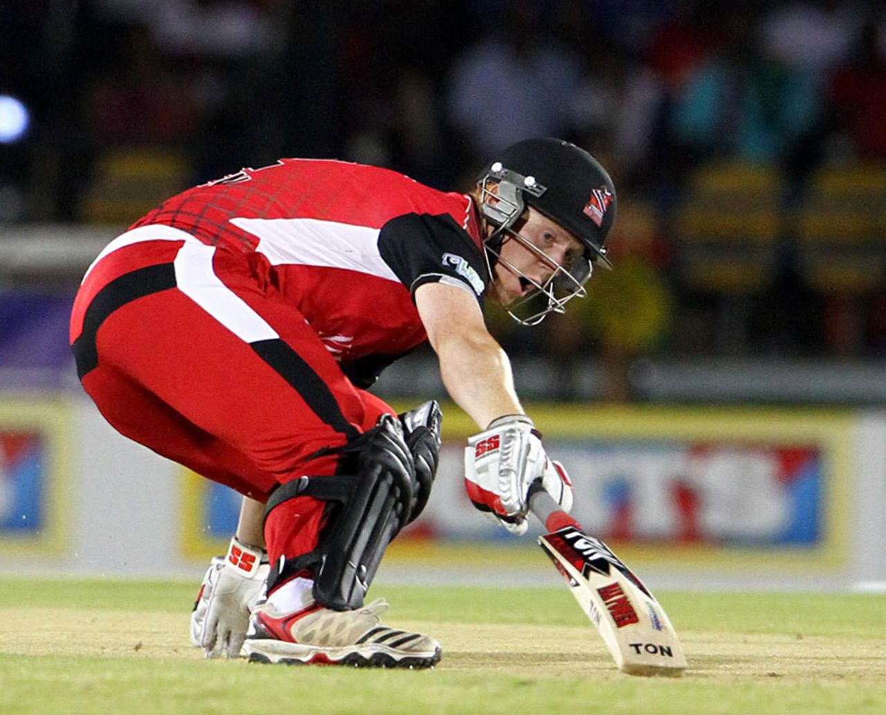 Kevin O'Brien powered his way to a 47-ball 70, Trinidad & Tobago Red Steel v Guyana Amazon Warriors, Caribbean Premier League 2013, Port-of-Spain, August 9, 2013