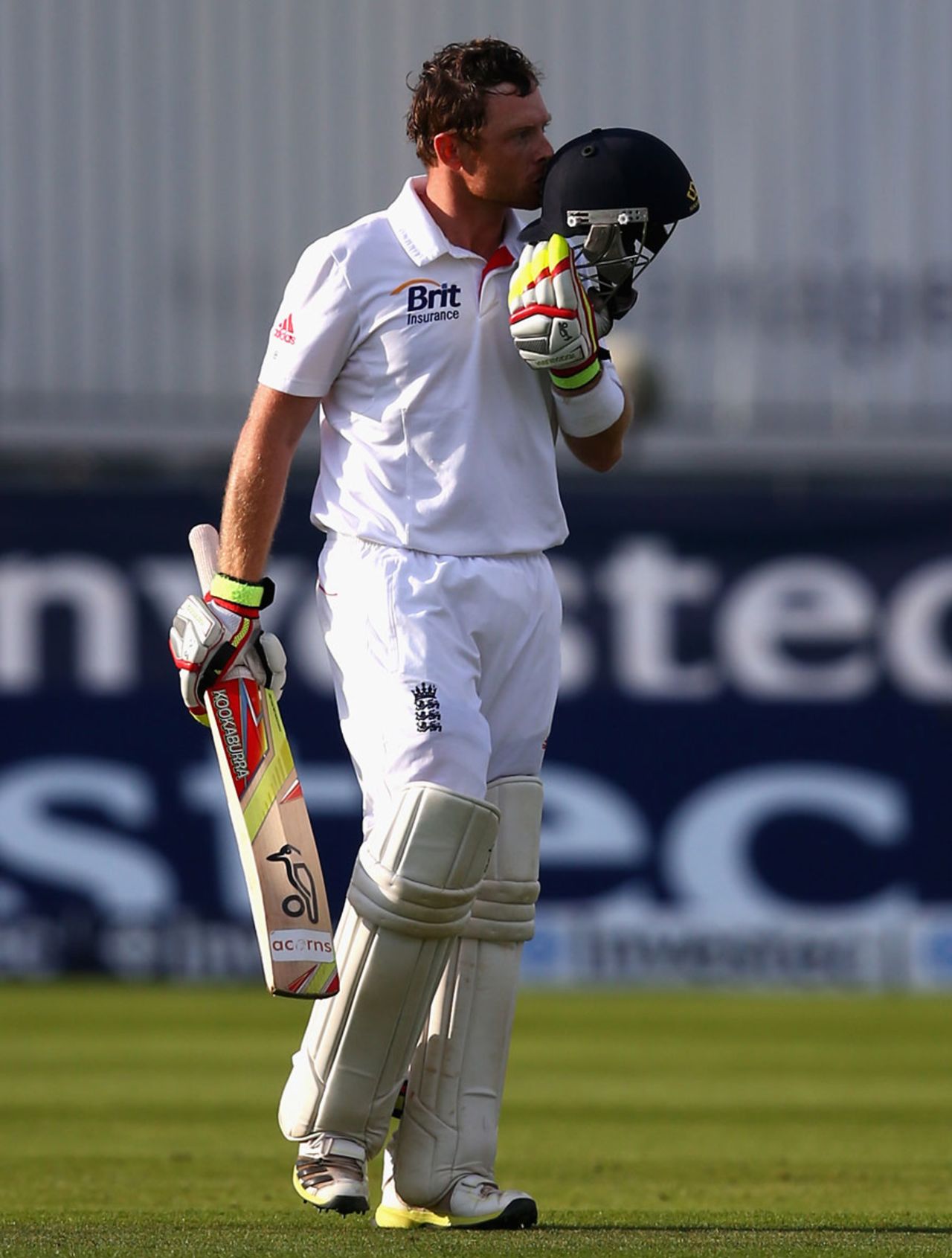 Ian Bell made his third century of the series, England v Australia, 4th Ashes Test, 3rd day, Chester-le-Street, August 11, 2013