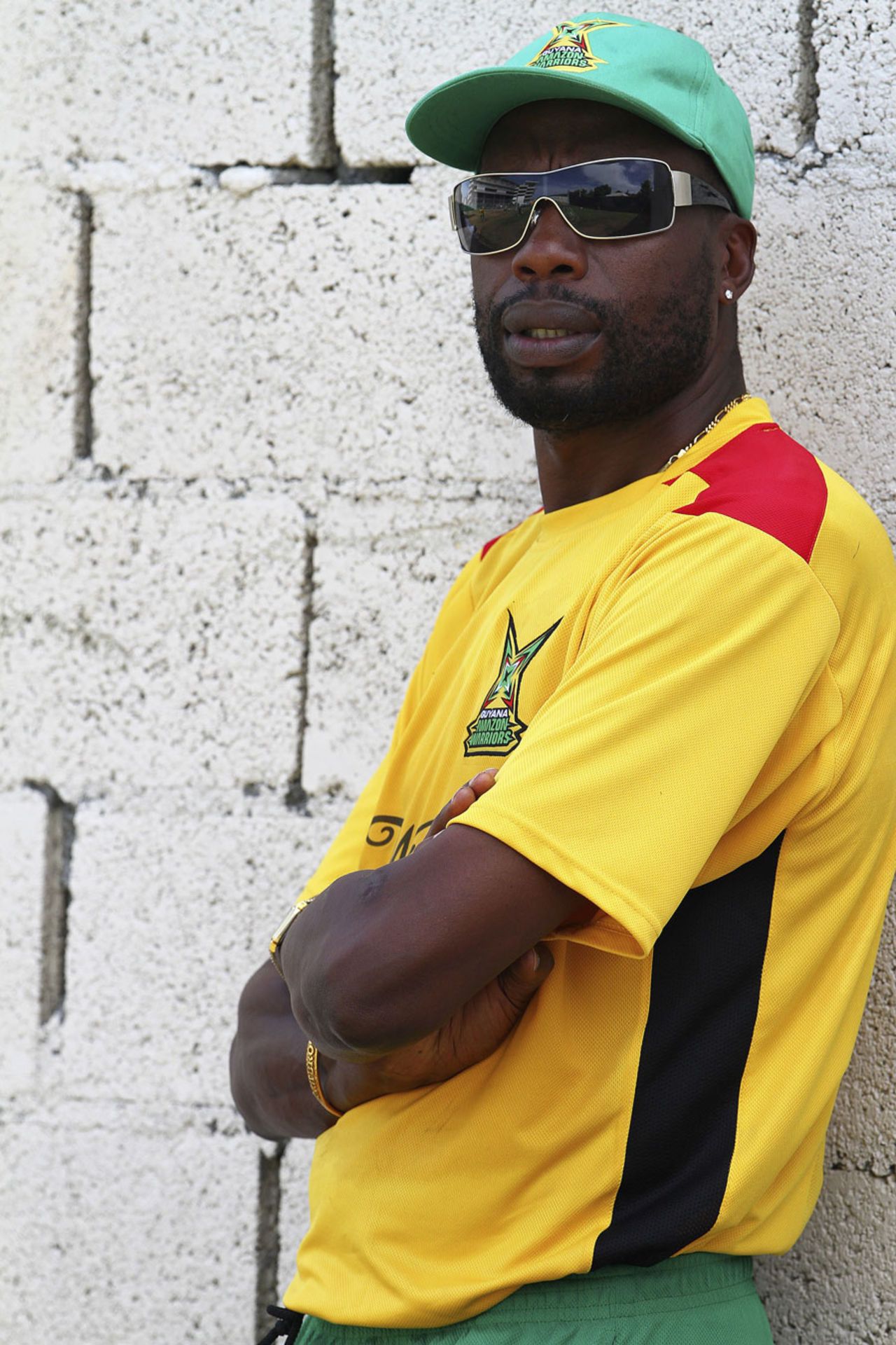 Curtly Ambrose during a training session at Sabina Park, Kingston, August 14, 2013