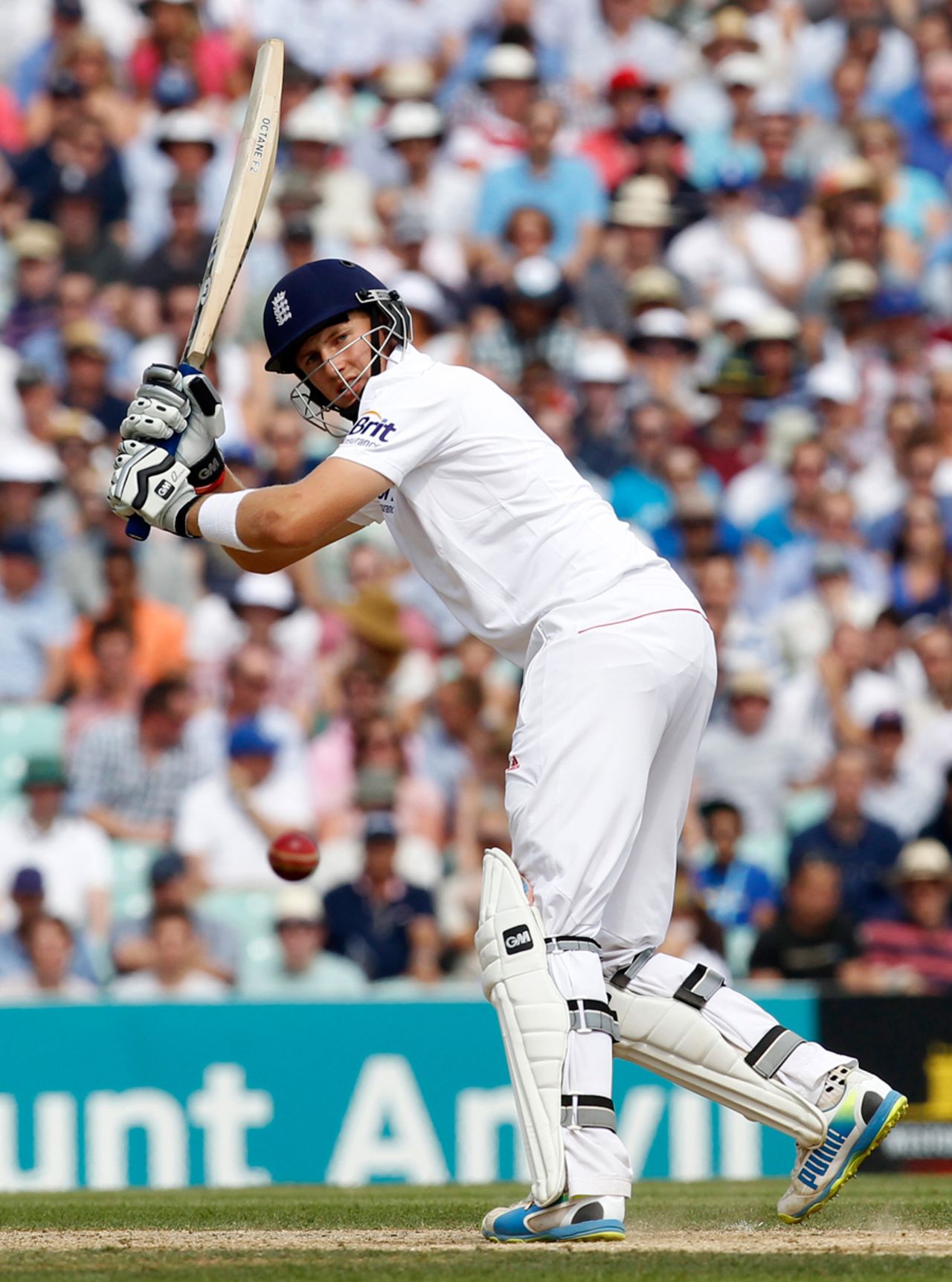 Joe Root flicks one away on his way to a fifty, England v Australia, 5th Investec Test, The Oval, 3rd day, August 23, 2013