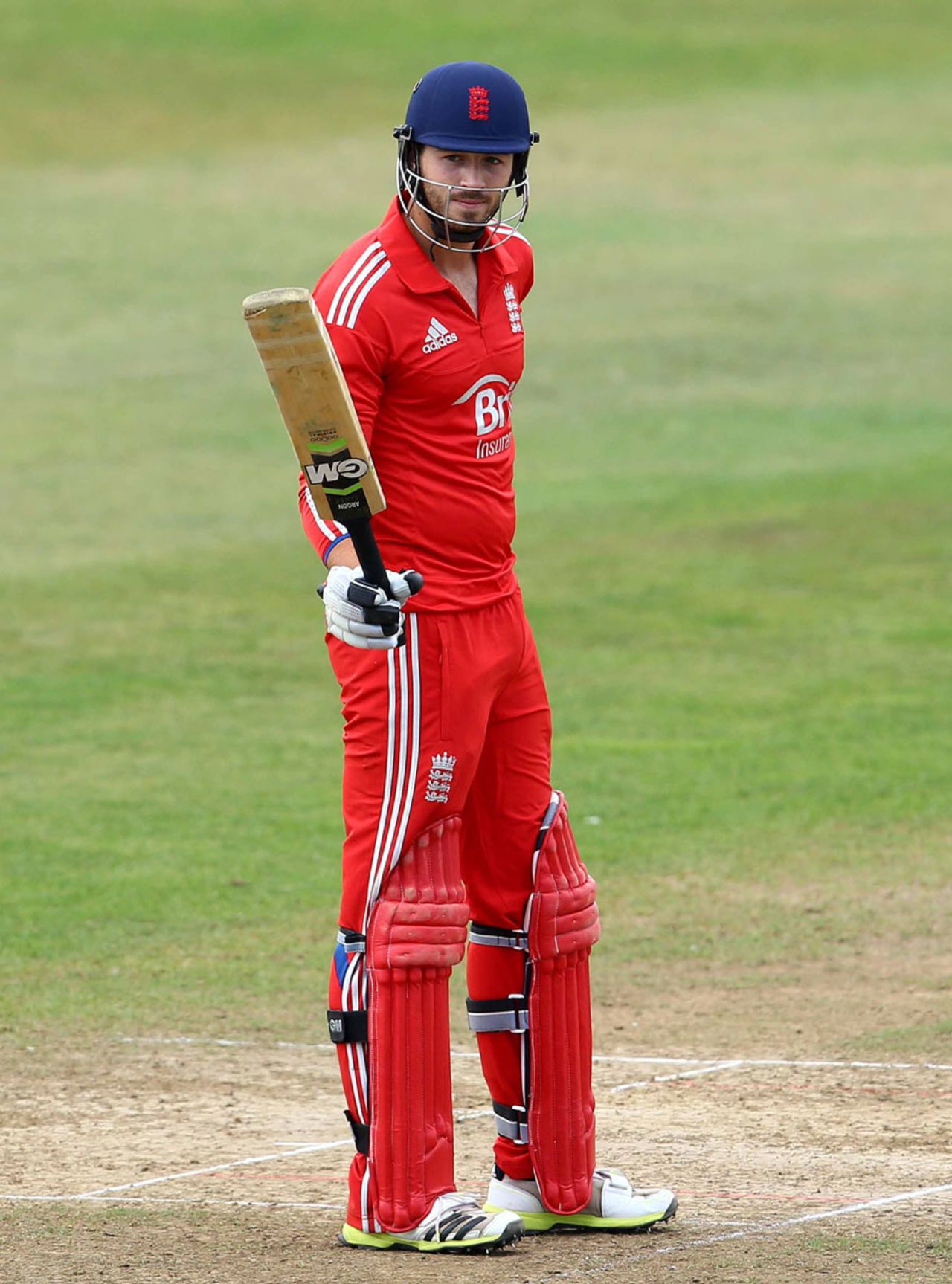 James Vince acknowledges his half-century, England Lions v Bangladesh A, 3rd unofficial ODI, Taunton, August 23, 2013