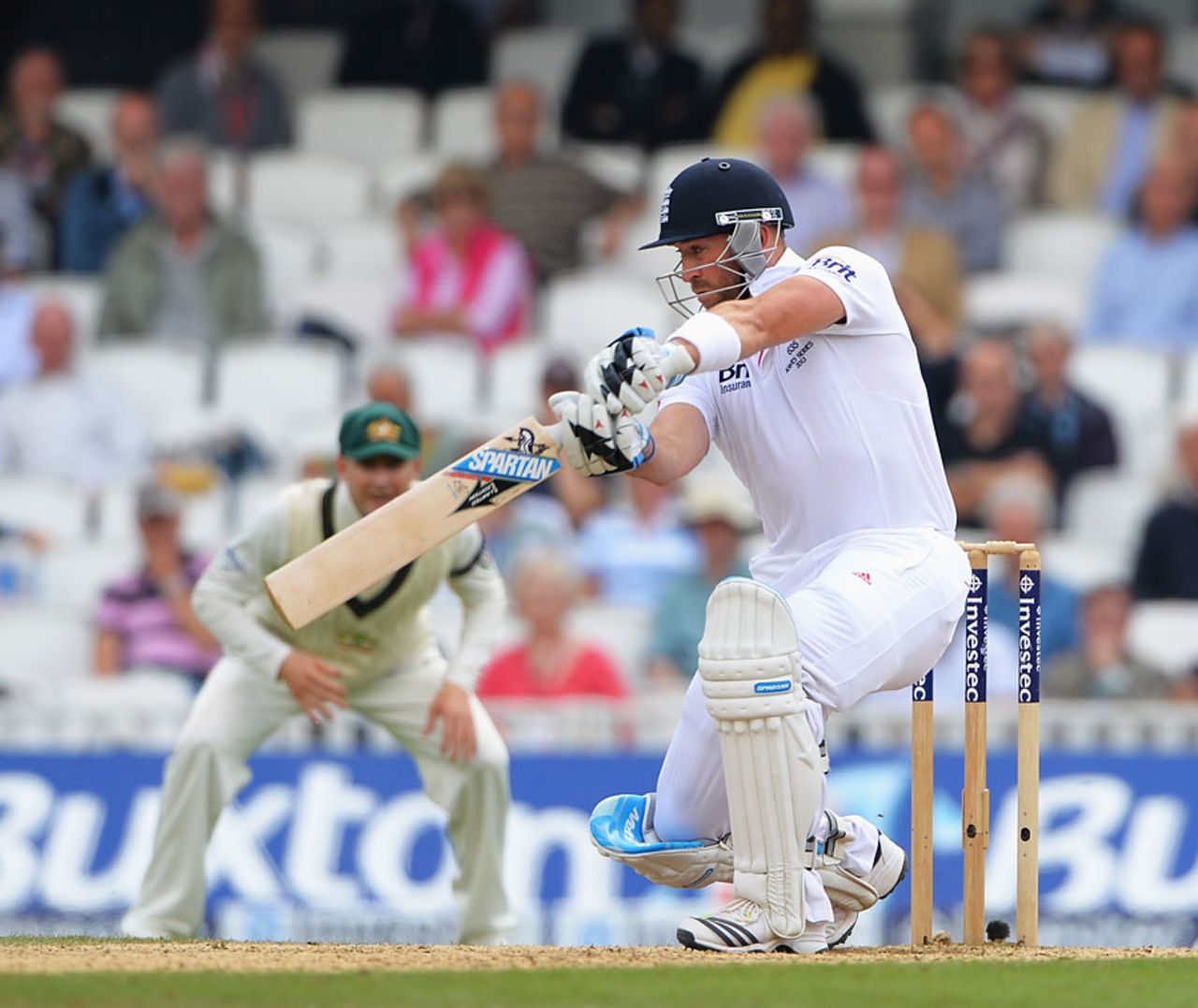 Matt Prior made his highest score of the series, England v Australia, 5th Investec Test, The Oval, 5th day, August 25, 2013