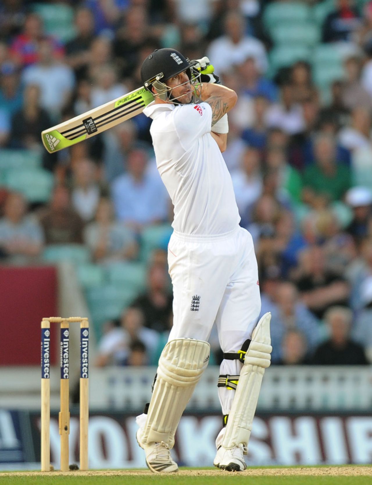 Kevin Pietersen batted in typically aggressive fashion, England v Australia, 5th Investec Test, The Oval, 5th day, August 25, 2013