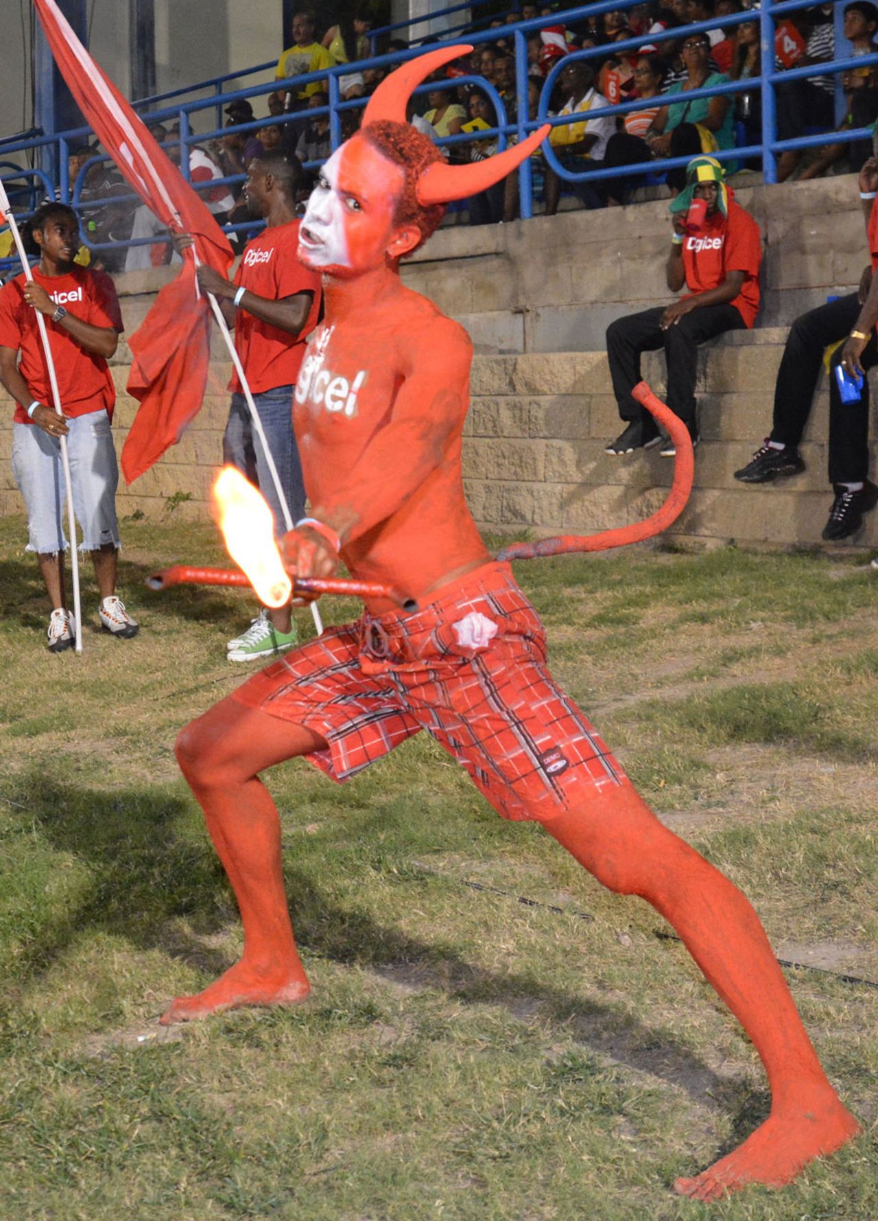 The devil made an appearance, Jamaica Tallawahs v Guyana Amazon Warriors, Caribbean Premier League 2013, final, Port-of-Spain, August 24, 2013