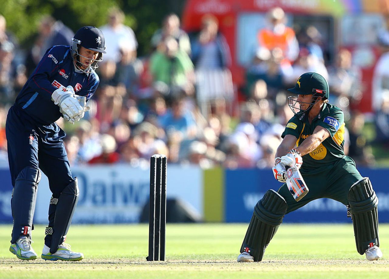 James Taylor was caught behind, Kent v Nottinghamshire, YB40 Group A, Canterbury, August 26, 2013