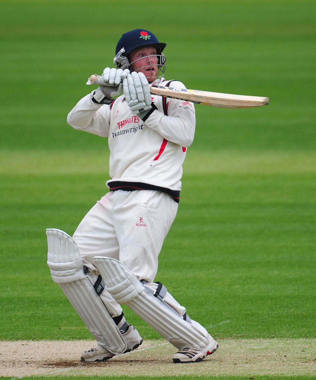 Luke Procter guides over the slips, Durham v Lancashire, County Championship, Division One, Chester-le-Street, 1st day, May, 30, 2012