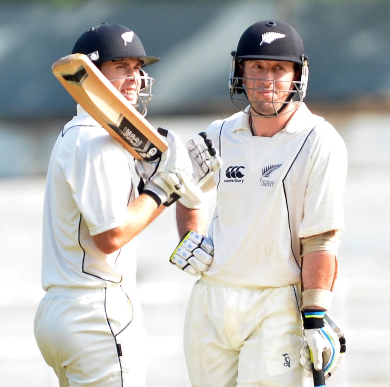 Todd Astle and Luke Ronchi shared a 146-run stand, India A v New Zealand A, 1st unofficial Test, day 2, Visakhapatnam, August 29, 2013
