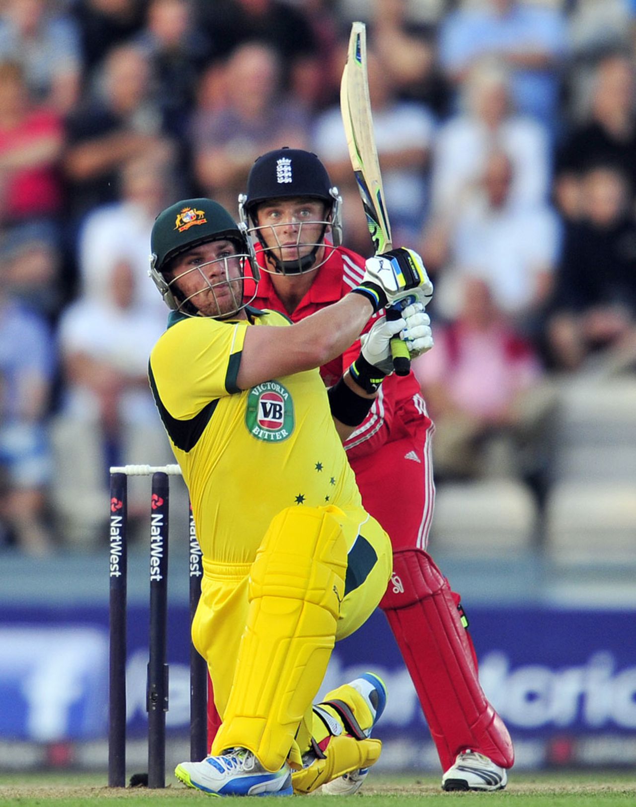Aaron Finch smashed his first T20 international hundred, England v Australia, 1st T20, Ageas Bowl, August 29, 2013