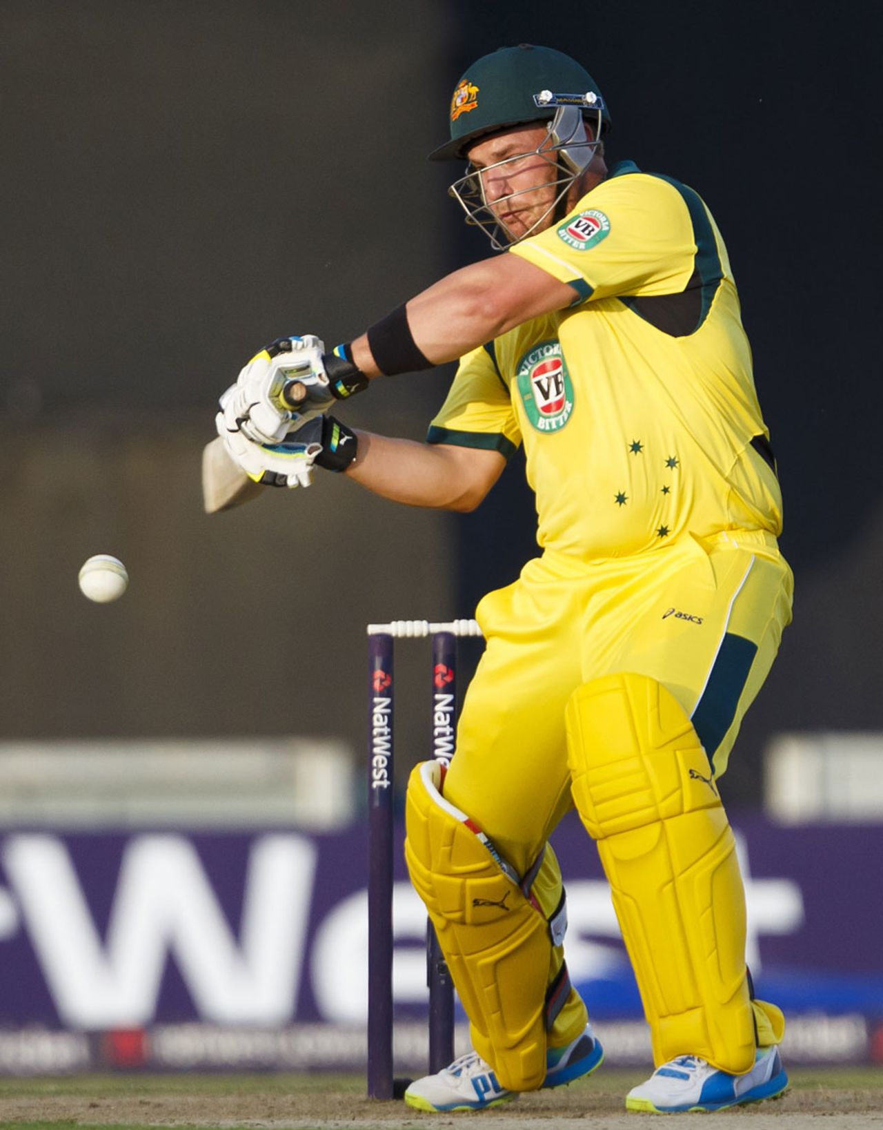 Aaron Finch blazed his way with 14 sixes, England v Australia, 1st T20, Ageas Bowl, August 29, 2013