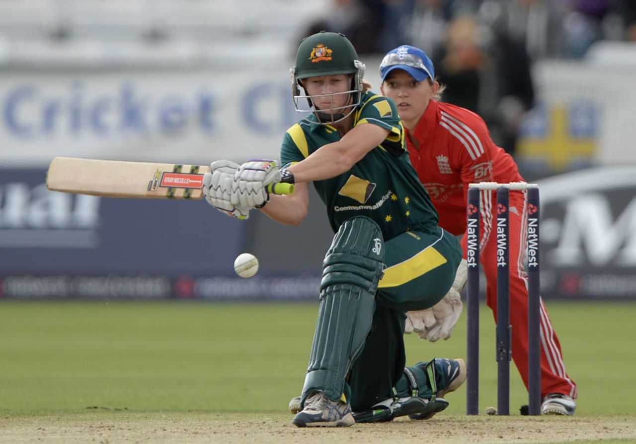 Meg Lanning again top-scored for Australia, England v Australia, 3rd women's T20, Chester-le-Street, August 31, 2013