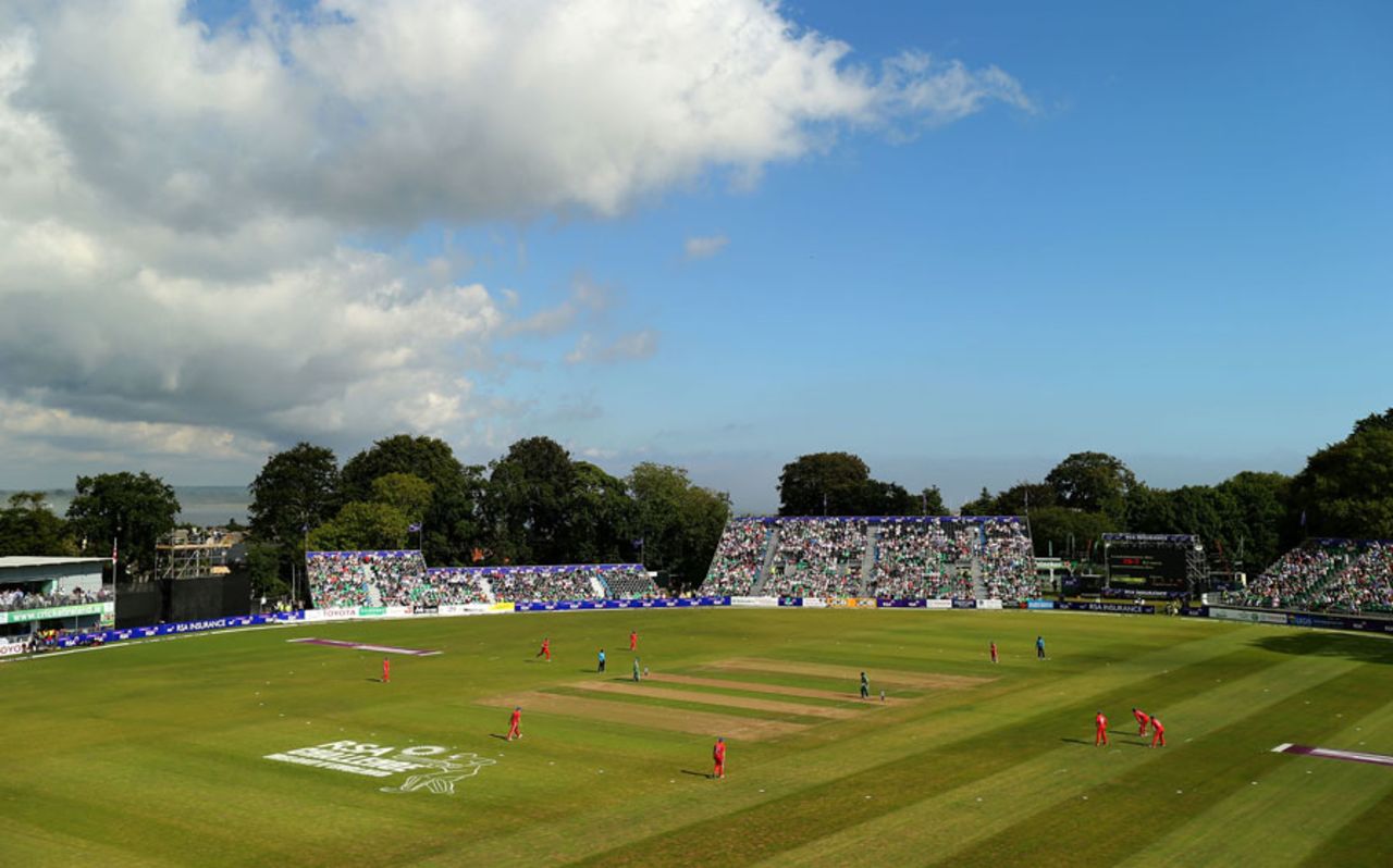 The redeveloped Malahide ground was hosting its first ODI, Ireland v England, one-off ODI, Malahide, September 3, 2013