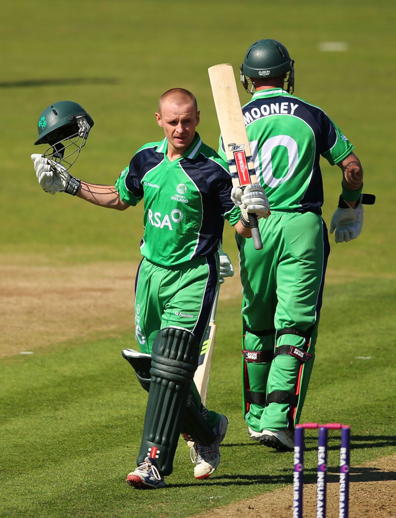 William Porterfield made his sixth ODI hundred, Ireland v England, one-off ODI, Malahide, September 3, 2013