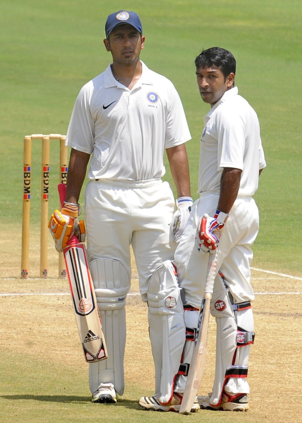 Manprit Juneja and VA Jagadeesh put on 197 for the third wicket, India A v New Zealand A, 2nd unofficial Test, 3rd day, Visakhapatnam, September 4, 2013