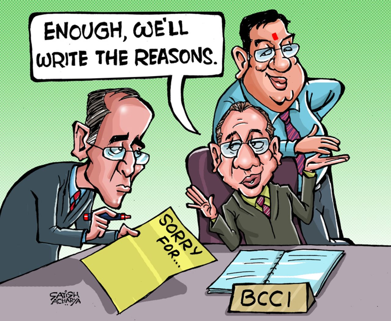 Cartoon: The reasons