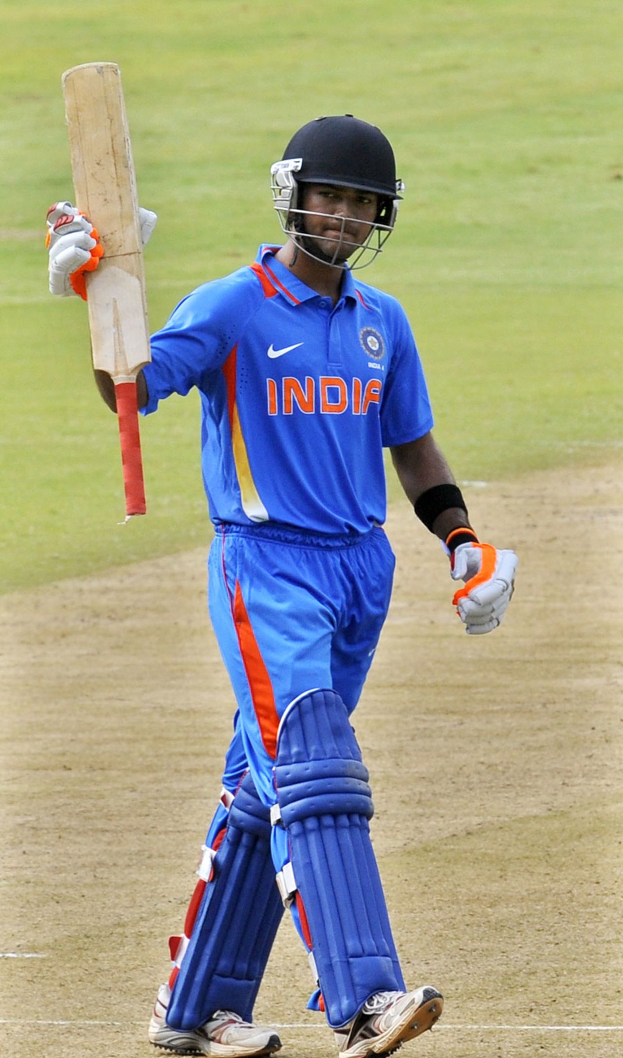 Unmukt Chand smashed a 88-ball 94 against New Zealand A, India A v New Zealand A, first unofficial ODI, Visakhapatnam, September 8, 2013