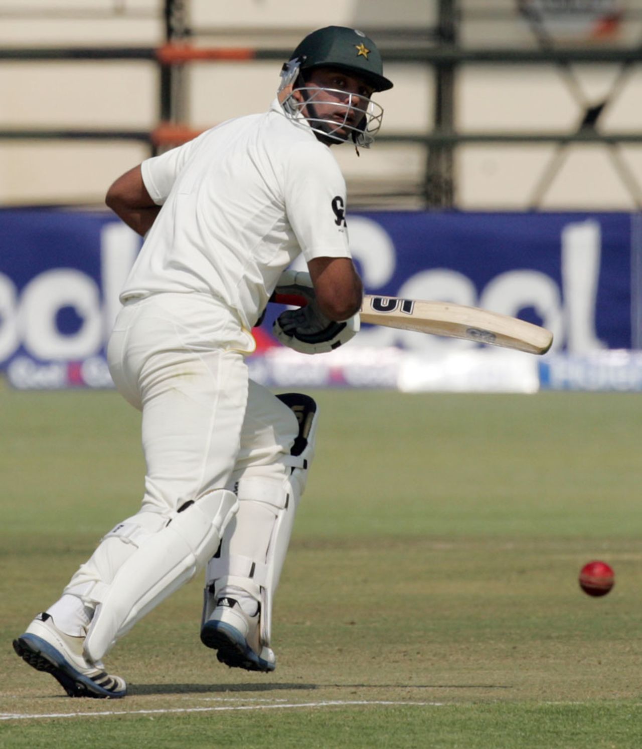 Khurram Manzoor scored 51 in the first innings, Zimbabwe v Pakistan, 2nd Test, Harare, 2nd day, September 11, 2013