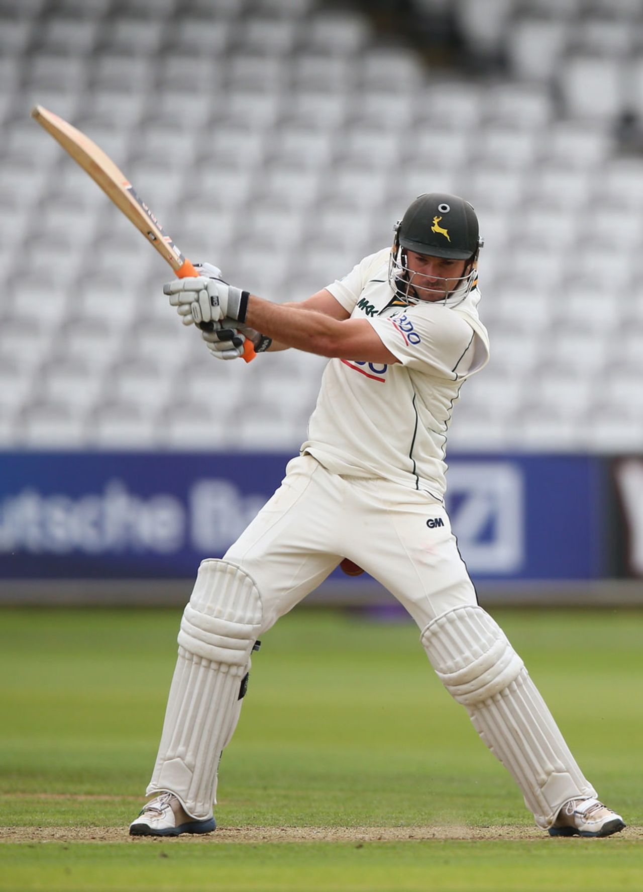 Michael Lumb made a restrained half-century, Middlesex v Nottinghamshire, County Championship, Division One, Lord's, 1st day, September 11, 2013