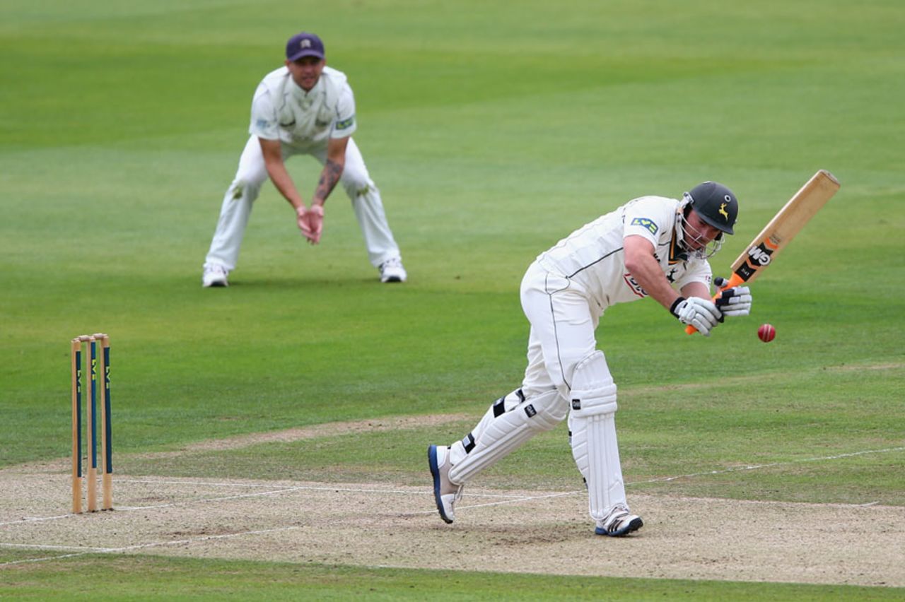 Michael Lumb struck seven boundaries in his half-century, Middlesex v Nottinghamshire, County Championship, Division One, Lord's, 1st day, September, 11, 2013