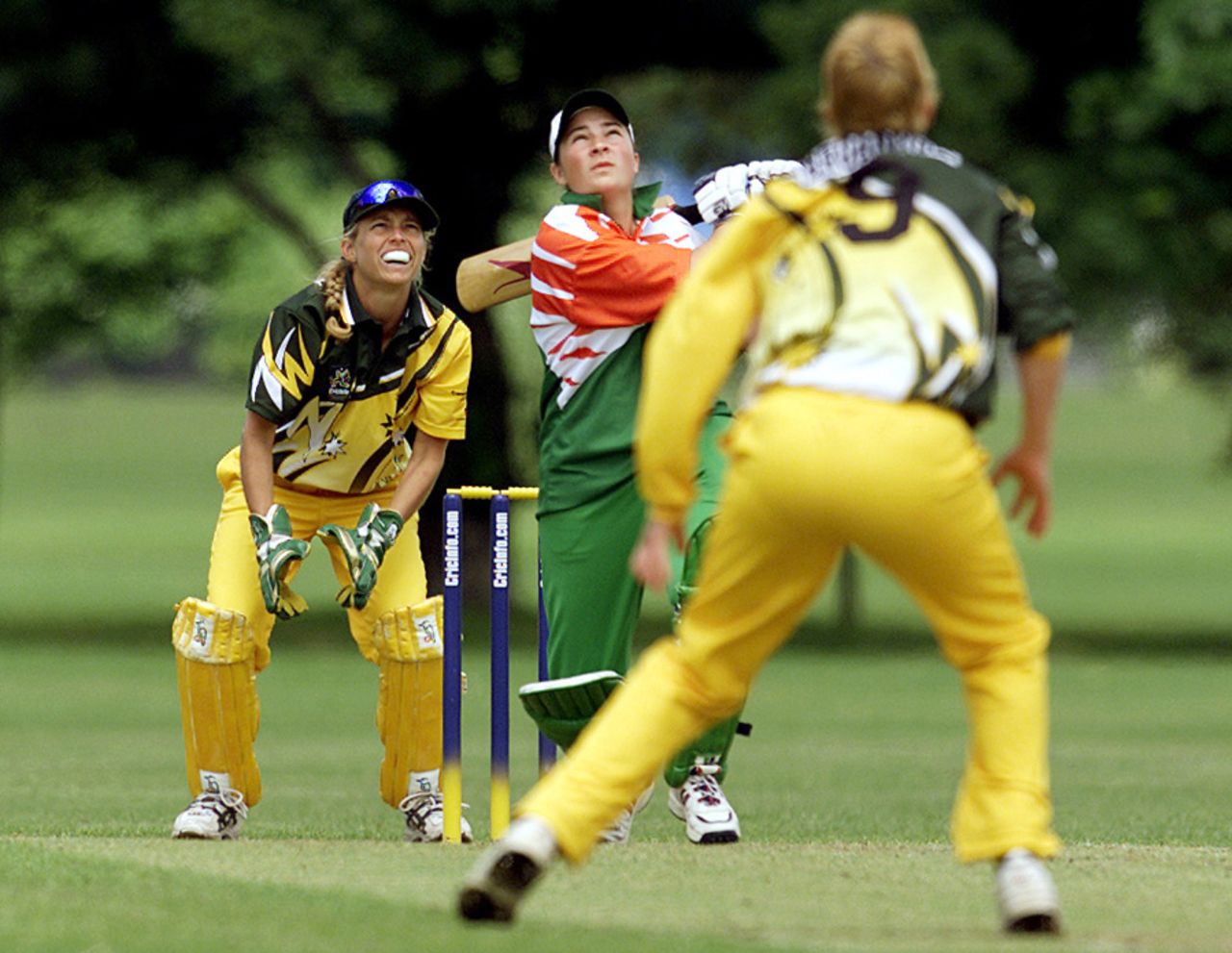 Clare Shillington was dismissed for 9, Australia v Ireland, women's World Cup, Christchurch, December 3, 2000