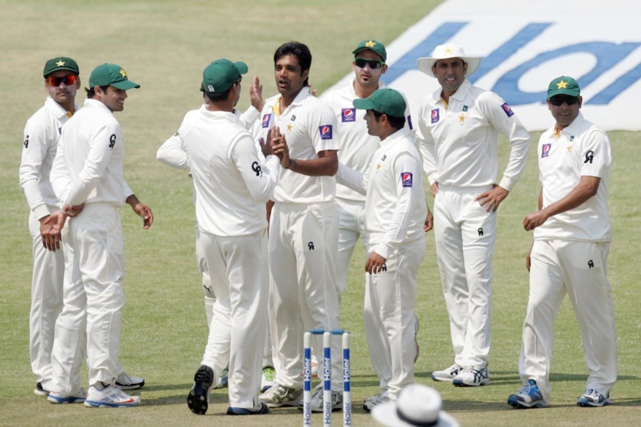 Rahat Ali took five wickets in the second innings, Zimbabwe v Pakistan, 2nd Test, Harare, 4th day, September 13, 2013