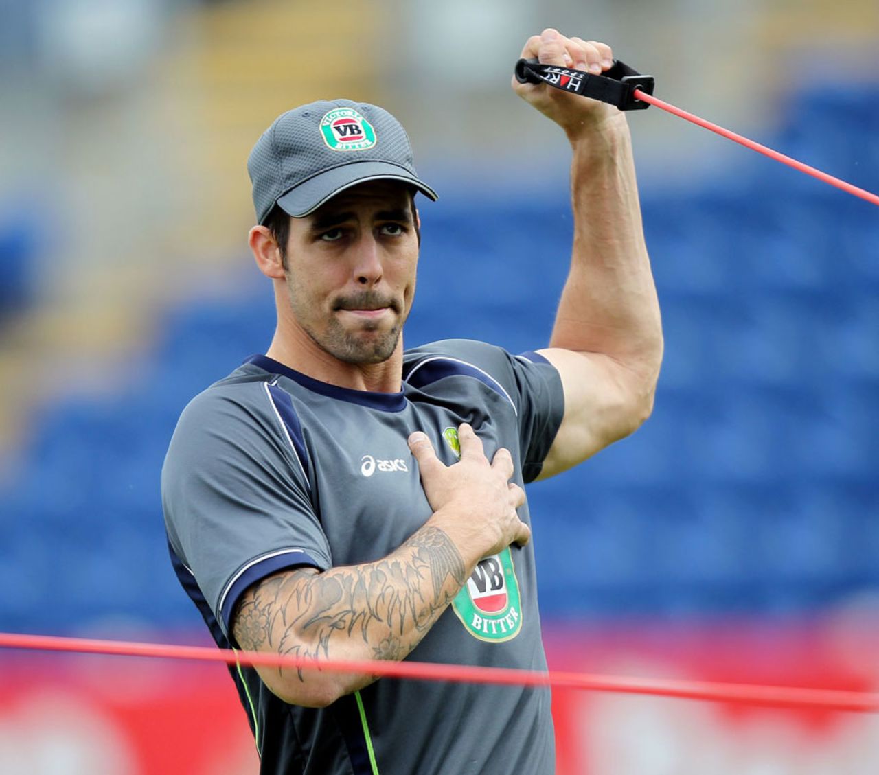 Mitchell Johnson tunes up for another crack at England, Cardiff, September, 13, 2013