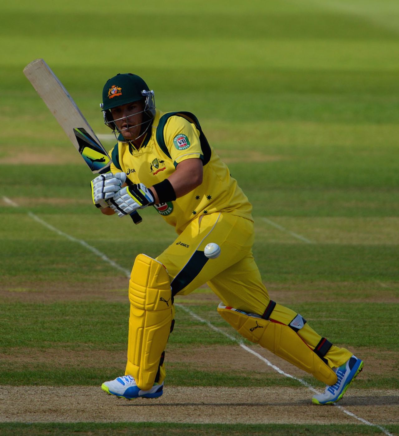 Aaron Finch began with a couple of sweetly struck boundaries, England v Australia, 5th Natwest ODI, Ageas Bowl, September, 14, 2013