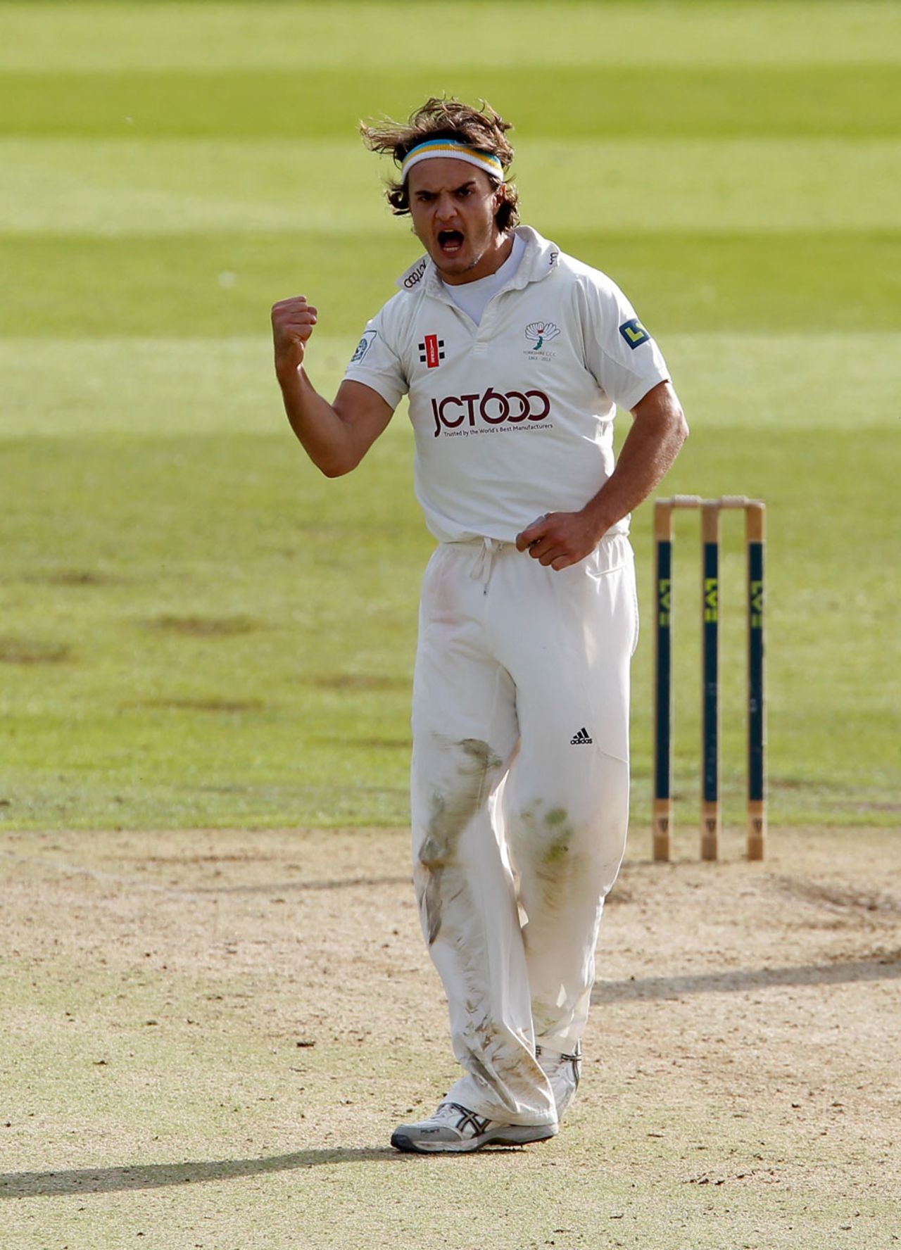 Jack Brooks claimed a four-wicket haul, Yorkshire v Middlesex, County Championship, Division One, Headingley, 4th day, September 20, 2013