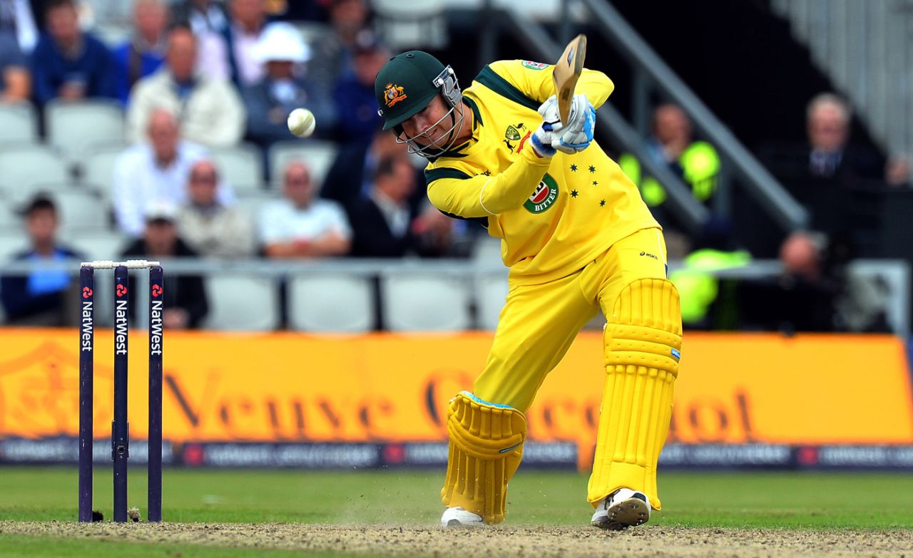 Michael Clarke makes his way to a century, England v Australia, 2nd NatWest ODI, Old Trafford, September 8, 2013