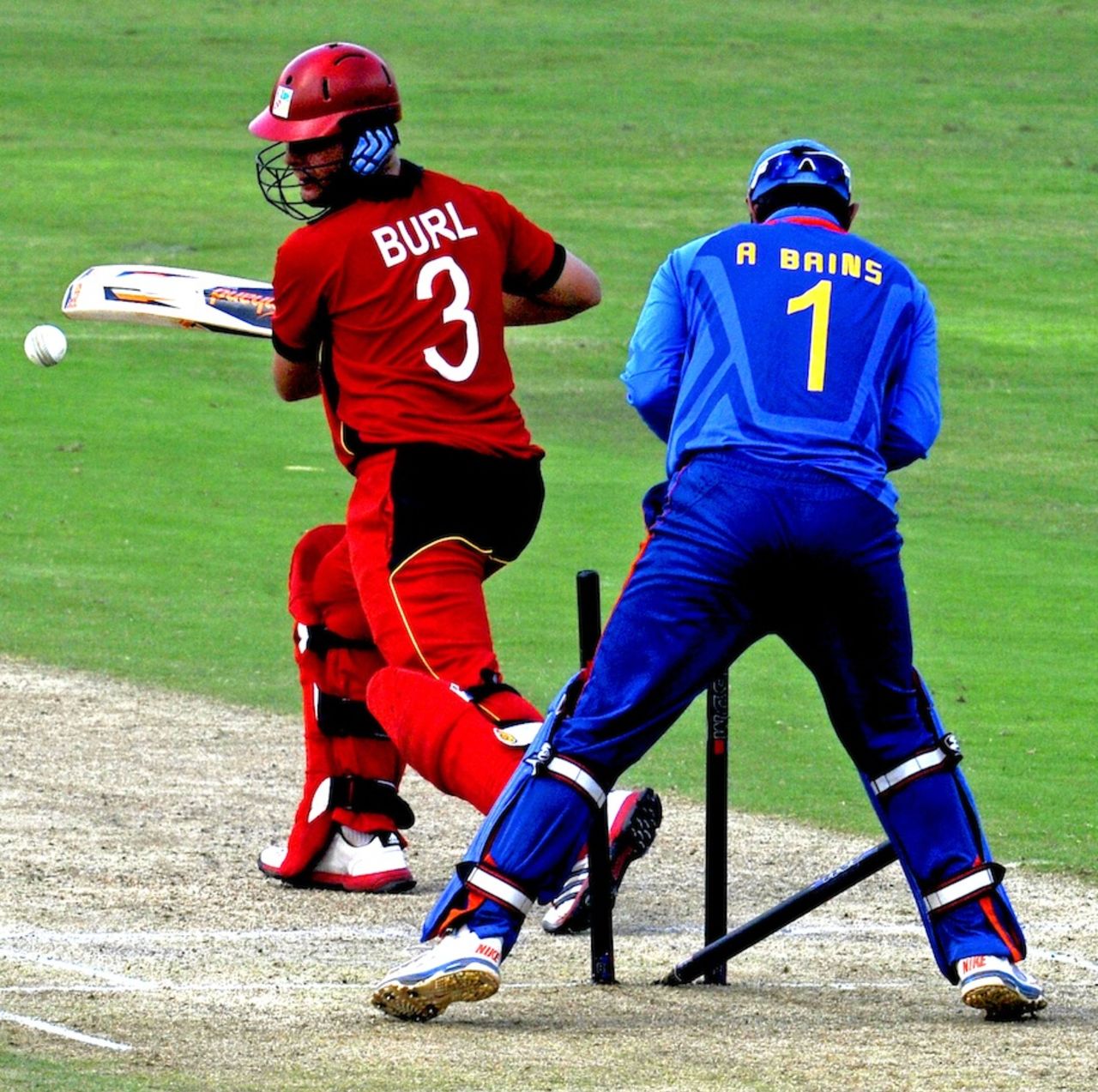 Ryan Burl top-scored with 46, India Under-19s v Zimbabwe Under-19s, Visakhapatnam, Sep 23, 2013