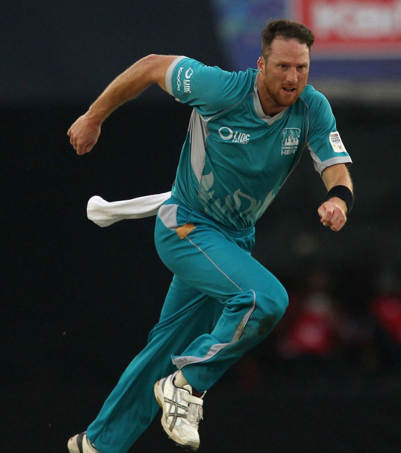 Matthew Gale picked up four wickets, Brisbane Heat v Titans, Group B, Champions League 2013, Mohali, September 24, 2013