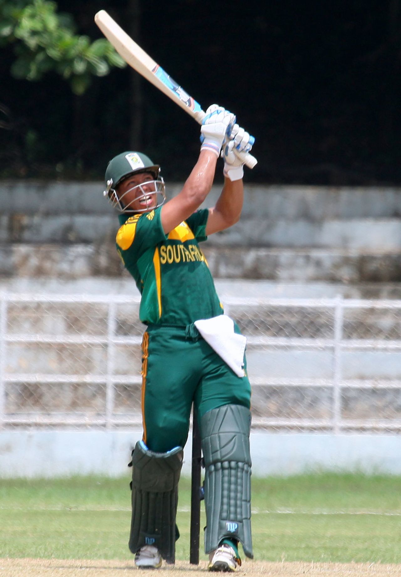 Clyde Fortuin blasted a 35-ball 54, South Africa Under-19s v Zimbabwe Under-19s, Quadrangular Under-19 Series, Visakhapatnam, Sep 27, 2013
