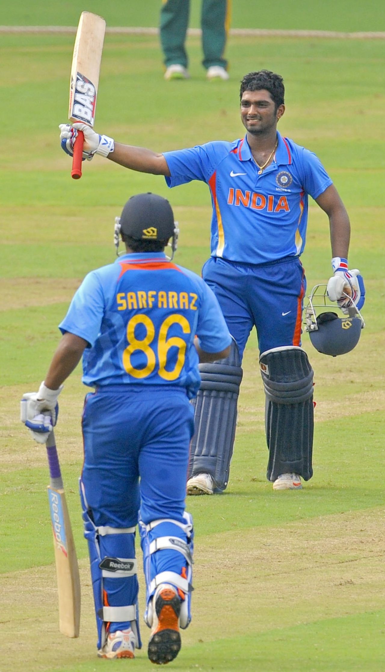 Vijay Zol's hundred went in vain, India Under-19s v South Africa Under-19s, Visakhapatnam, October 1, 2013 