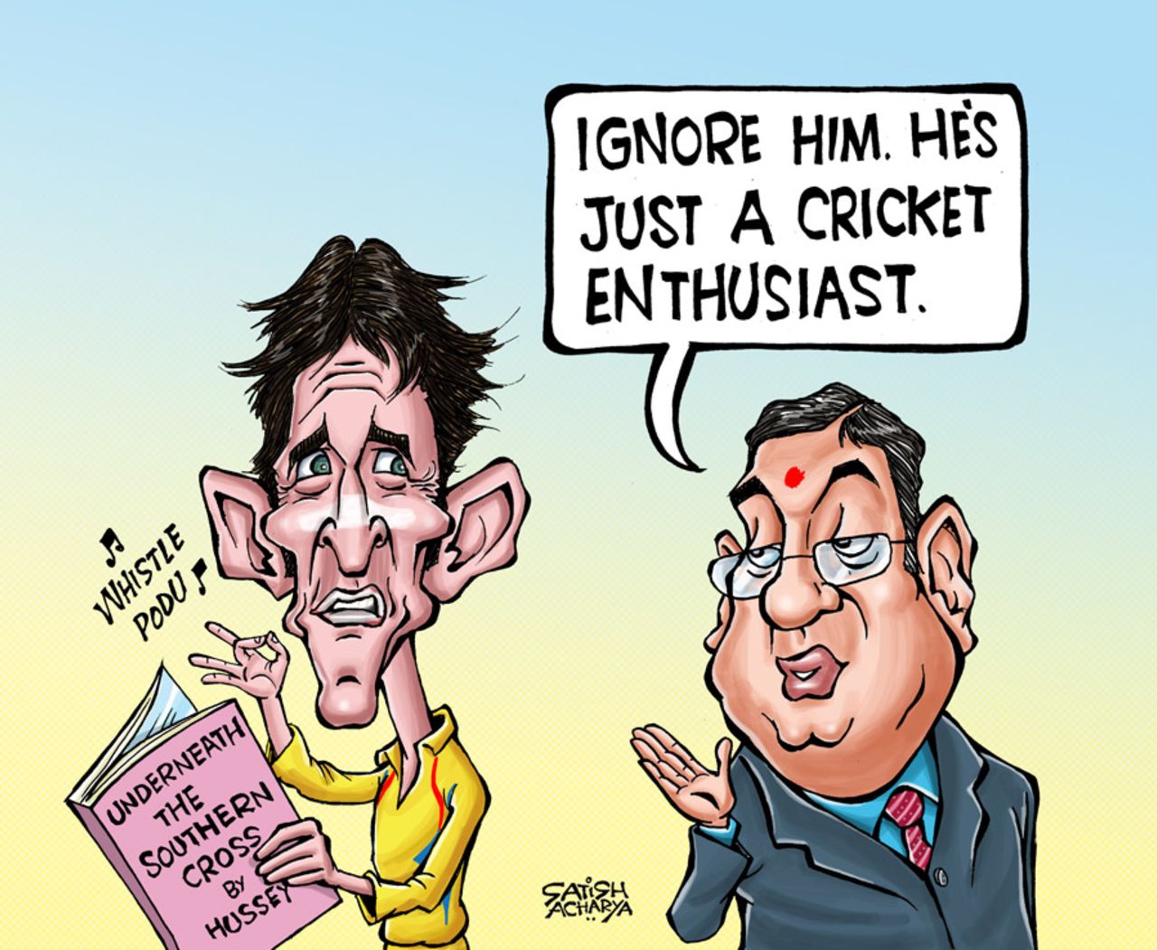 Cartoon: Just an enthusiast