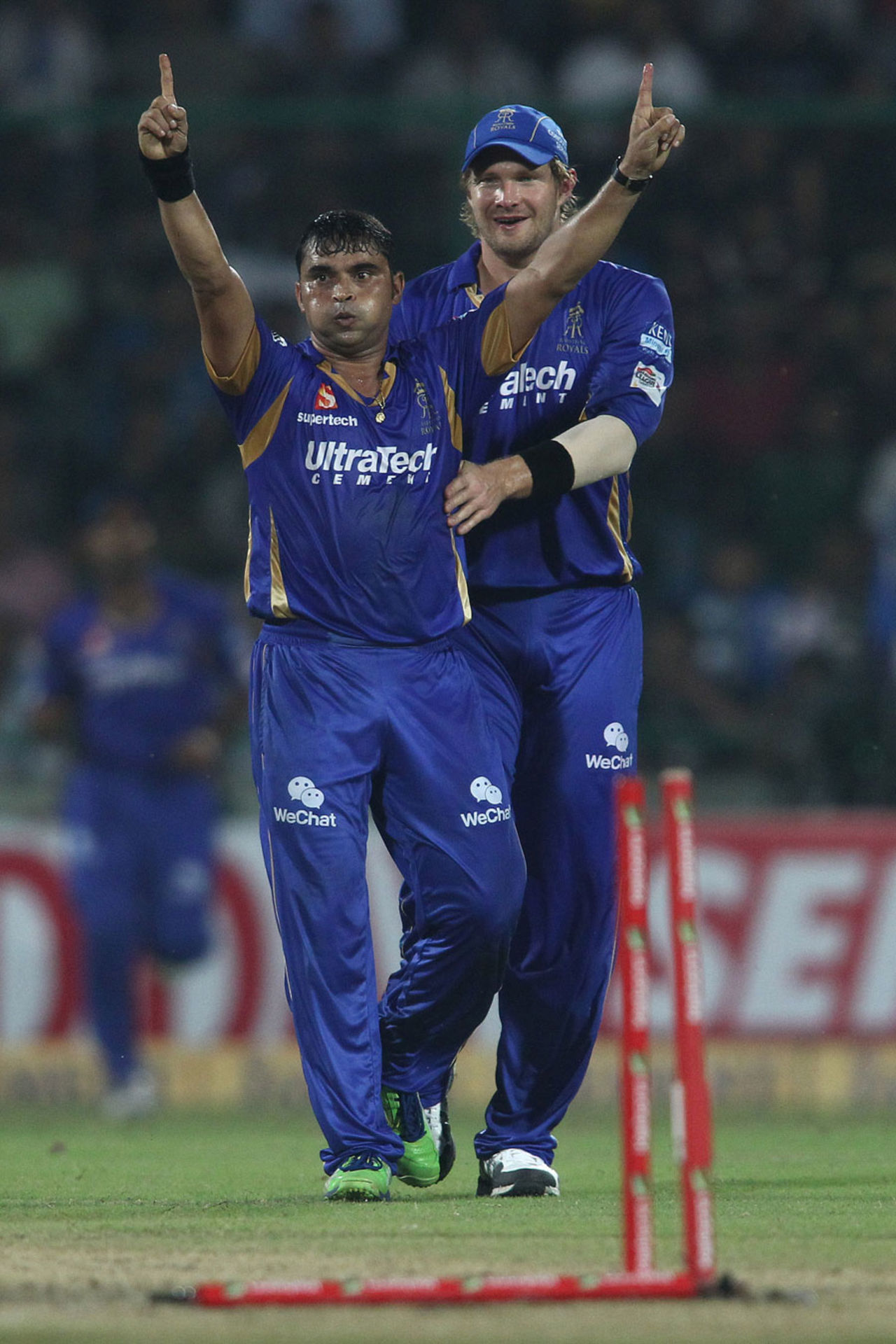 Pravin Tambe was economical and took two wickets, Mumbai Indians v Rajasthan Royals, Final, Champions League 2013, Delhi, October 6, 2013