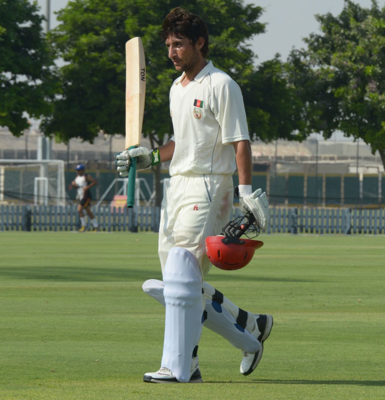 Afghanistan's Rahmat Shah hit 144 to transform the game, Afghanistan v Kenya, ICC Intercontinental Cup, 2nd day, Dubai, October 7, 2013
