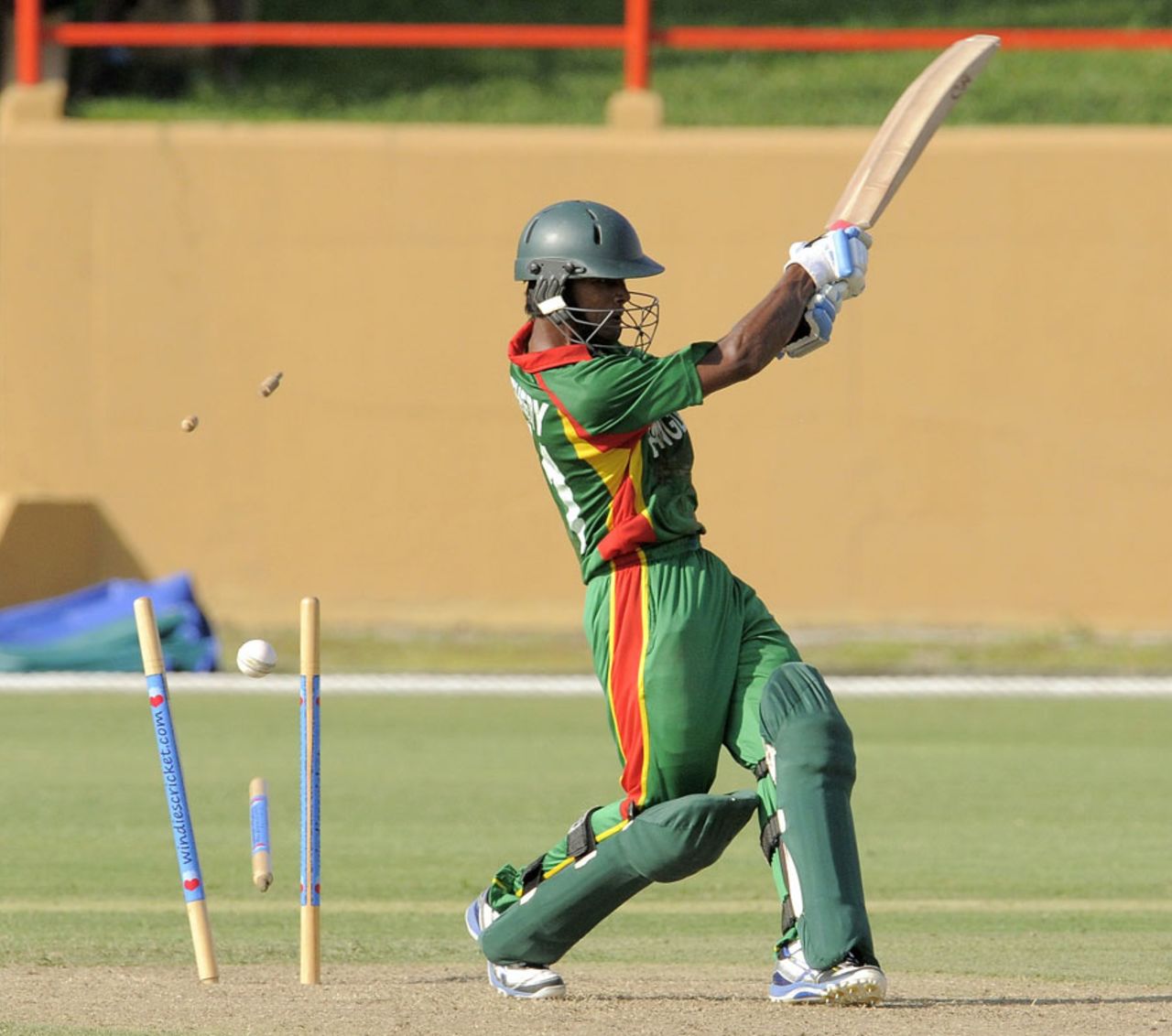 Mehedy Hasan was bowled for 29, West Indies U-19s v Bangladesh U-19s, 1st ODI, Providence, October 7, 2013
