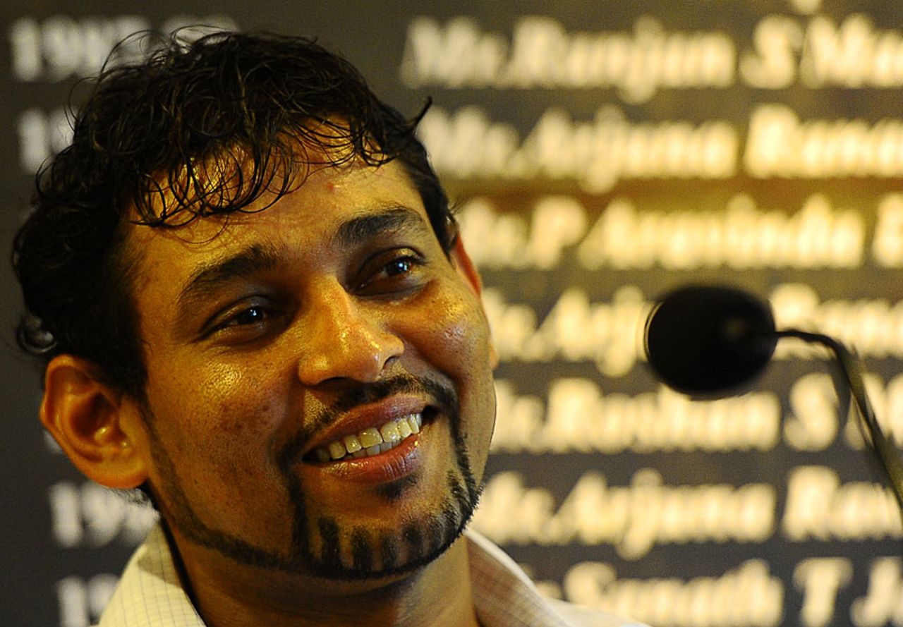 Tillakaratne Dilshan announces his retirement from Test cricket, Colombo, October 10, 2013