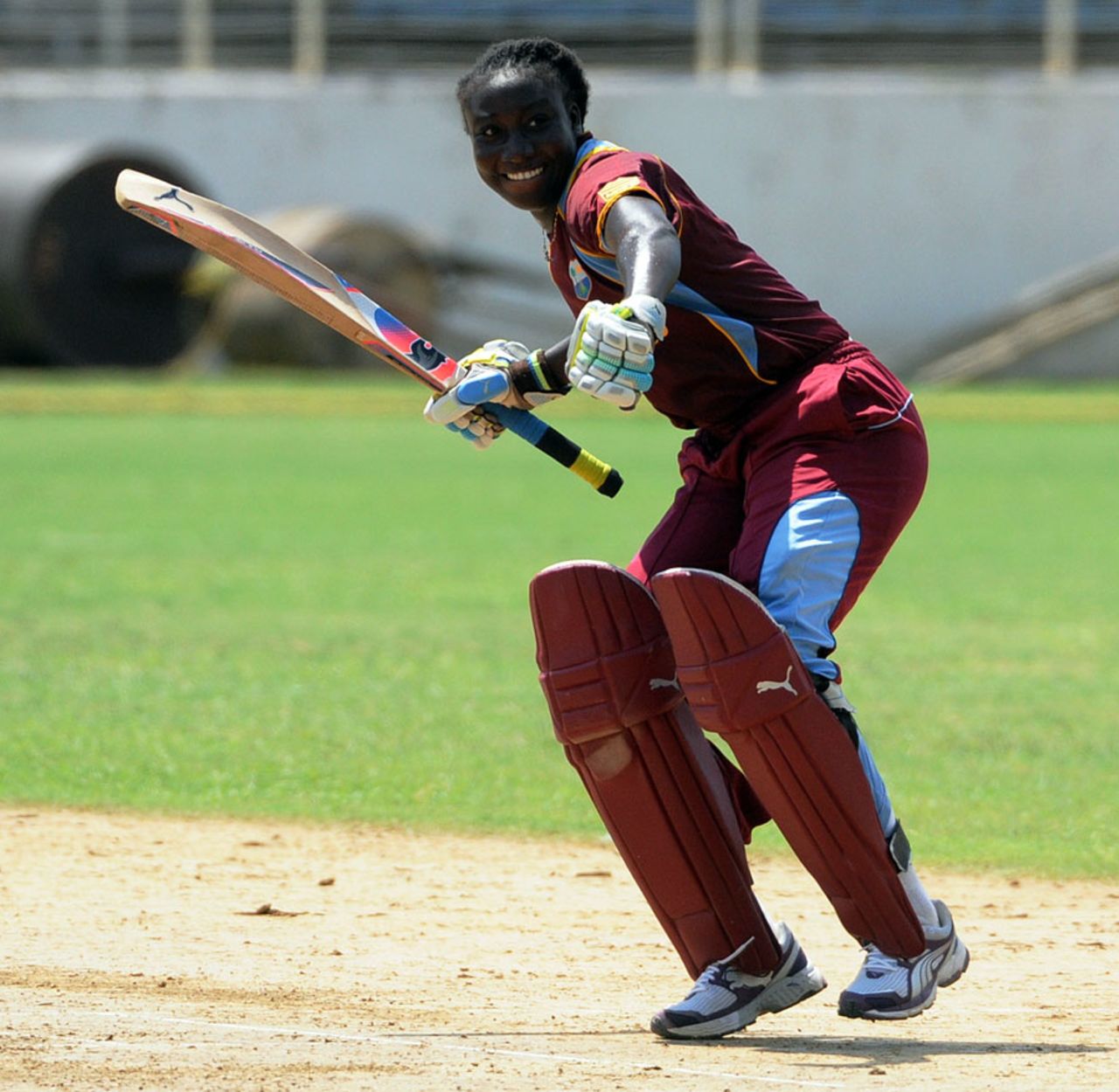 Taylor scored her fifth ODI century and finished unbeaten on 135 off 148 balls, West Indies v New Zealand, 3rd Women's ODI, Kingston, October 10, 2013