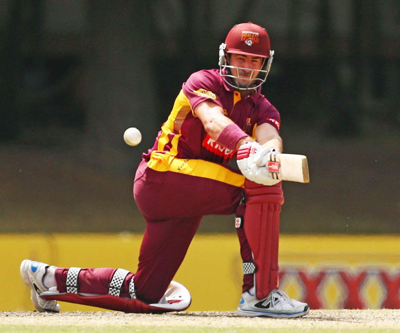 Nathan Reardon struck 92 off 110 balls, Queensland v Western Australia, Ryobi One-day Cup, Sydney, October 11, 2013