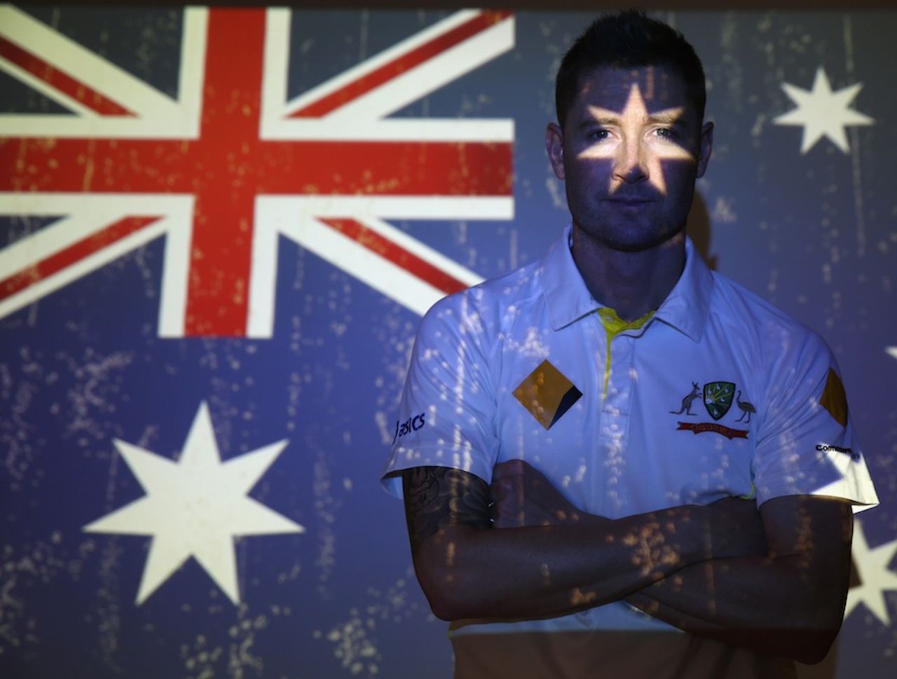 Michael Clarke poses during a photo session, Sydney, October 2, 2013