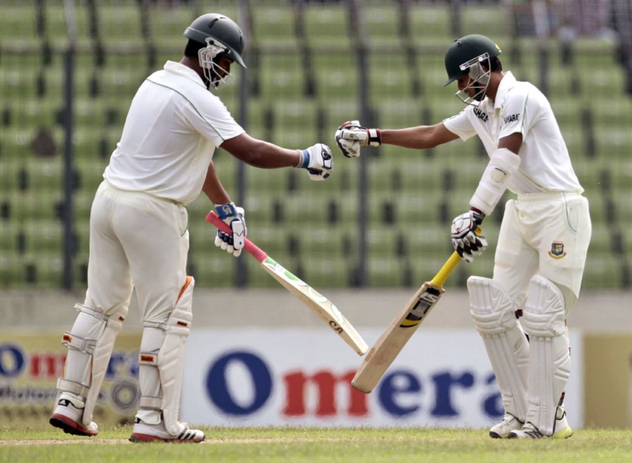 Tamim Iqbal and Marshall Ayub added 67 for the second wicket, Bangladesh v New Zealand, 2nd Test, 1st day, Mirpur, October 21, 2013