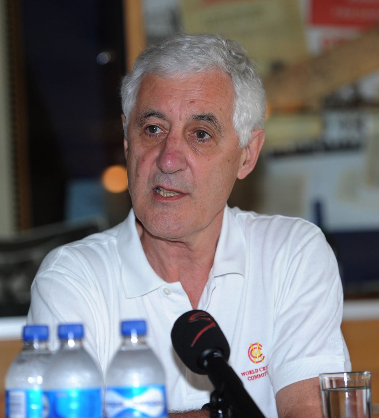 Mike Brearley at the MCC  World Cricket Committee conference, Cape Town, January 10, 2012 