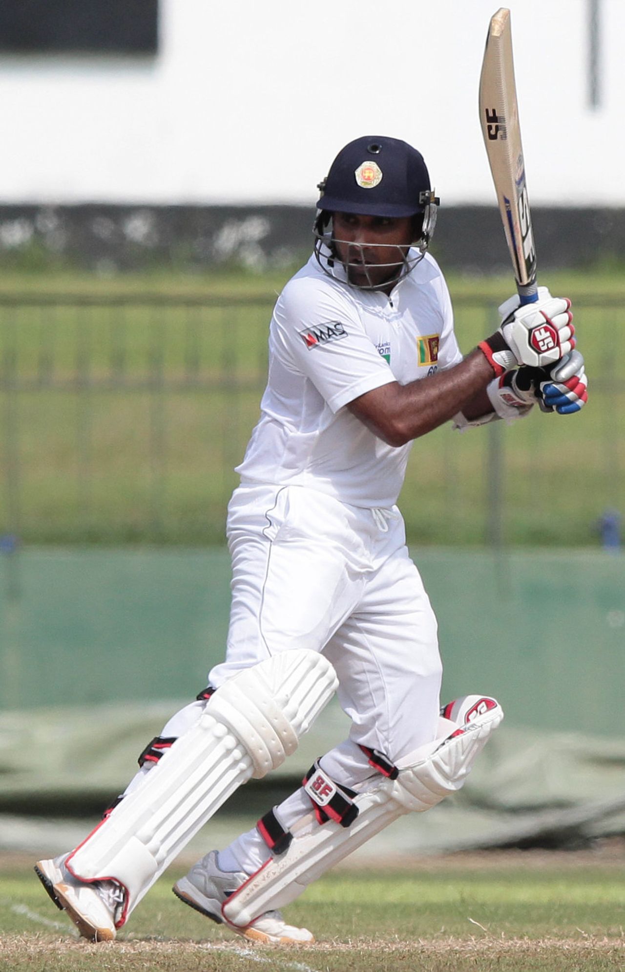 Mahela Jayawardene hits behind square during his 82 for the Board XI, Board XI v Sri Lanka A, SLC Four-day Triangular Tournament, SSC, 2nd day, October 23, 2013
