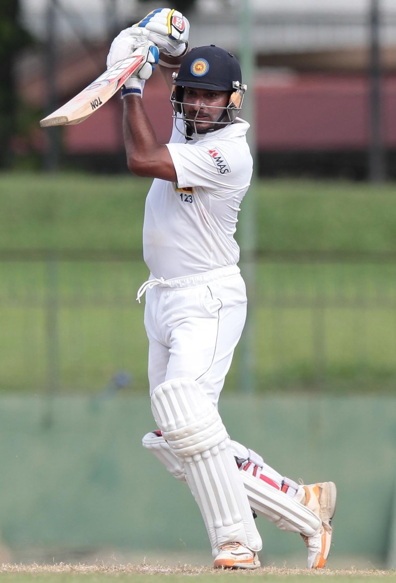 Sangakkara drives on his way to 169 for Board XI, Board XI v Sri Lanka A, SLC Four-day Triangular Tournament, SSC, 2nd day, October 23, 2013